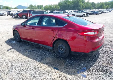 2014 Ford Fusion S из США, поврежденный, VIN 1FA6P0G75E5394815